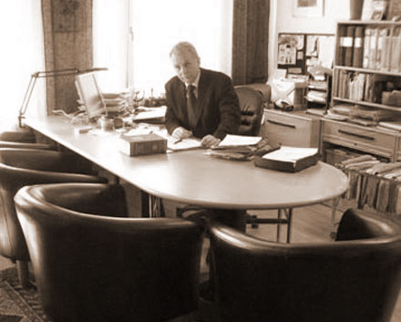 Peter in office